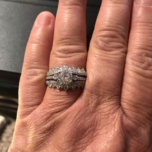 4 ctw Cubic zirconia ring